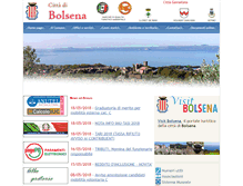 Tablet Screenshot of comunebolsena.it